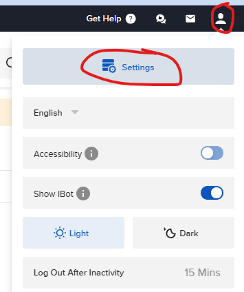 IBKR Settings