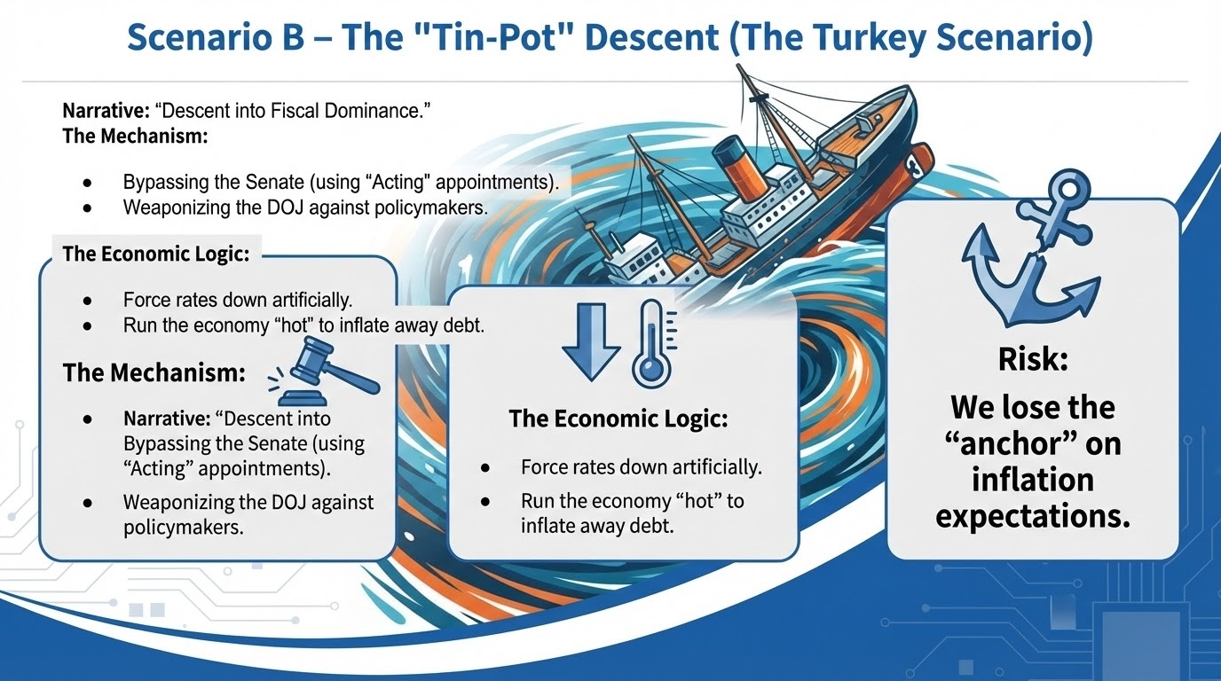 Inflation risk rising as political influence challenges central bank policy