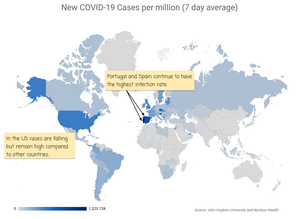 COVID19 Cases Global Map